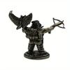 1PC Dwarf Legion Torchbearer Soldiers Models Toy Figurines Miniatures Metal Copper Mens Gifts Desktop Ornaments Decorations