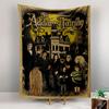 The Addams Family Tapestry Wall Hanging, Spooky Family Movie Poster Art, Retro Wall Decor for Bedroom Living Room Dorm