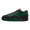 Air Jordan 4 RM Black Gorge Green Men Sneakers University-Red FQ7939-003