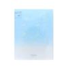 Sun-Star Stationery Clear File, A4 Size, with Sequins, Double-Page Opening Clear File, Blue Soda, S2174561