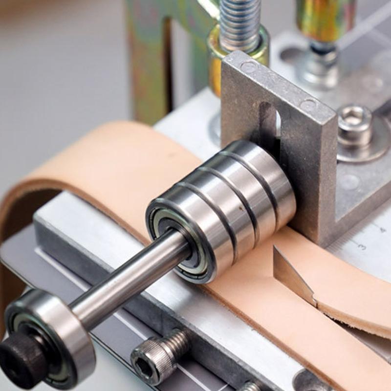 Leather Strip and Strap Cutter Set Including 2 C-Clamps, 20 Replacements and 8 Wrenches, Leather Strap Cutting Machine