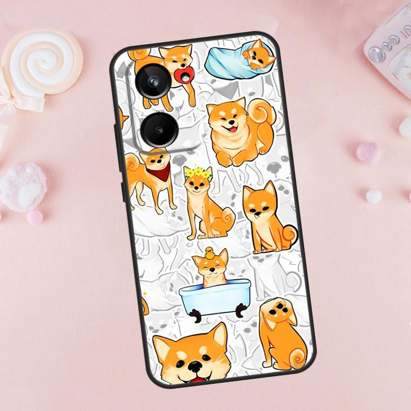 DOGE MEME Shiba Inu Hund Für Realme 12 11 10 9 Pro Plus C67 C55 C53 C35 C33 C30 C25s C21Y C15 GT Neo5 GT3 GT5 Hülle