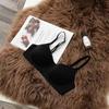 Women's Thin Cup One-Piece Seamless Bra Push Up Lifting Anti-Sagging Wireless Comfortable Breathable Underwear for Small Bust