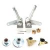 15mm/17mm 3 Stud Front Wheel Knuckle Spindle 5"/6" Wheel Hub For DIY 110cc 168 200F Go Kart Buggy ATV UTV Quad Bike Parts