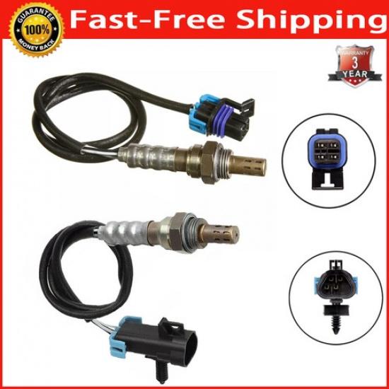 2x Upper+Lower Oxygen Sensor For 2006-07 Chevrolet HHR 2.4L Up+Downstream Sensor