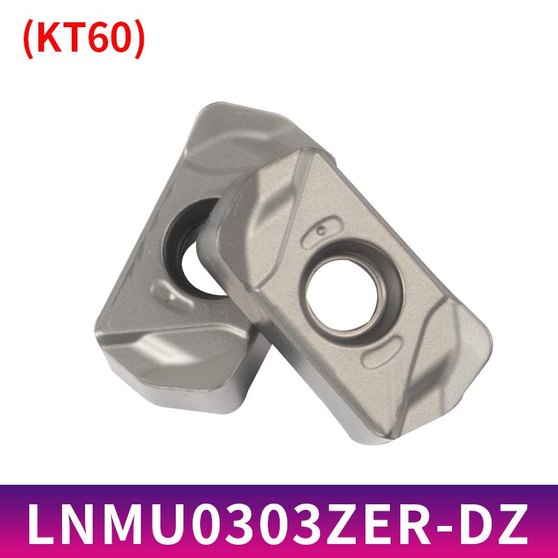 

LNMU03 High-Feed Milling Inserts: High-Efficiency, High-Speed Double-Edged Cutters for CNC Machining Centers LNMU0303-DZ KT60