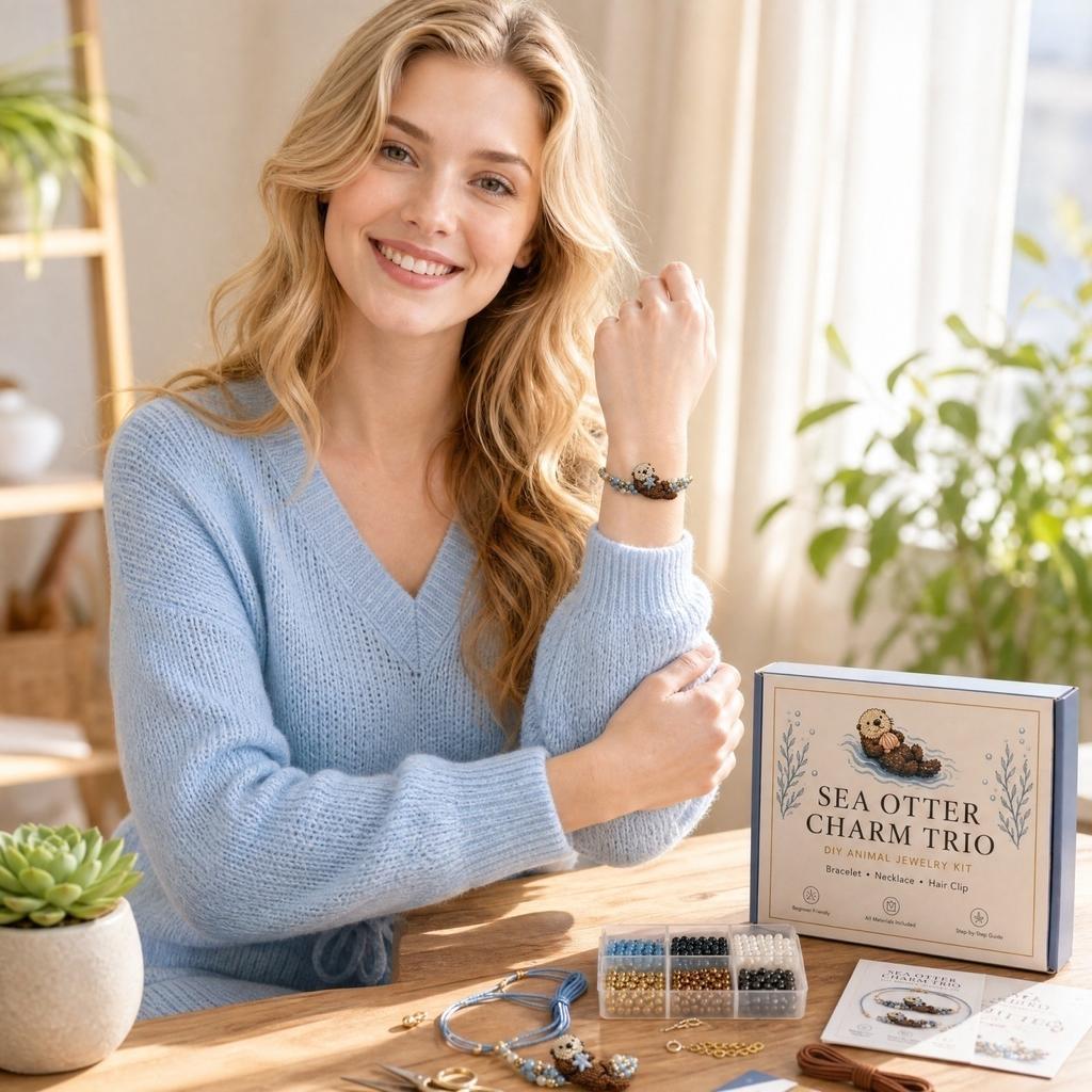 Creative Bead Bracelet Making Kit for Jewelry - DIY Set for Beginners