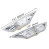 1 Pair Lens Front Bumper Side Marker Light Lamp Housing Fit for Honda for Civic 2016-2021 Sedan Coupe Hatchback Car Replacement Auto Parts