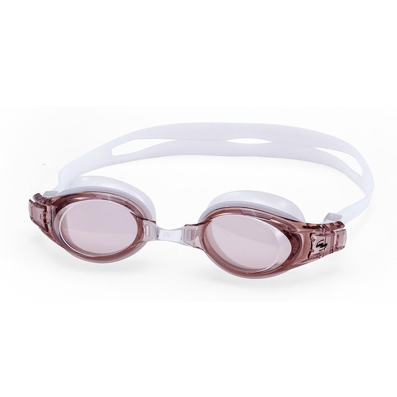 

Auto Clip Swimming Goggles Race Mask Equipment кофейный