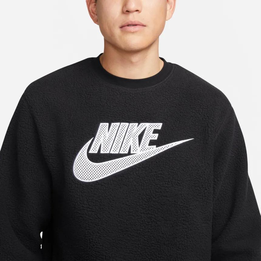 Nike Crew Neck Sports Sweatshirt Men Sweatshirts Black FB1978-010