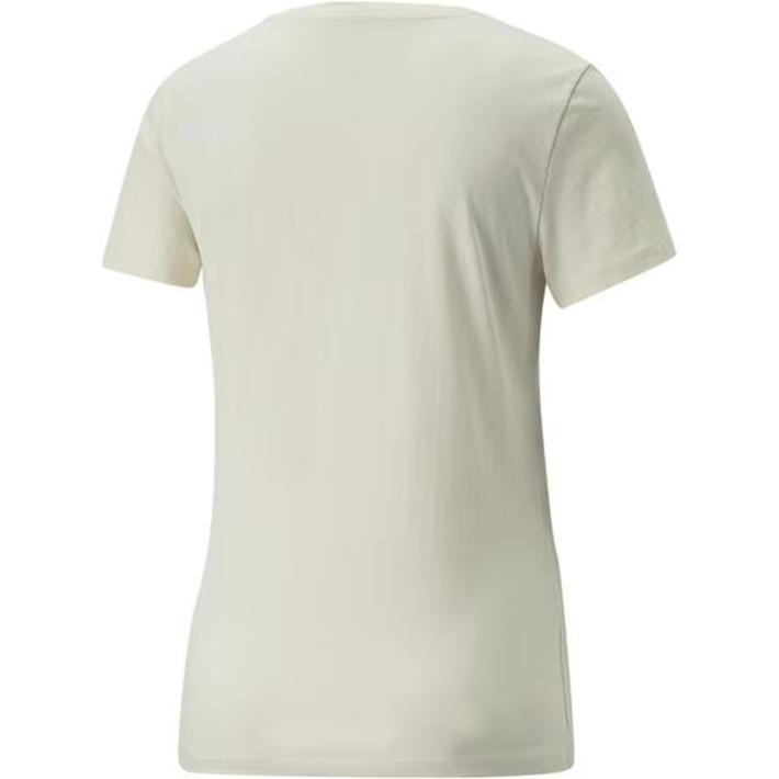 Puma Women's T-Shirt Cream, Size L