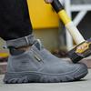 Quality Safety Shoes Men Puncture-Proof Indestructible shoes Work Sneakers Protection Shoes Security Anti scalding Welding shoes