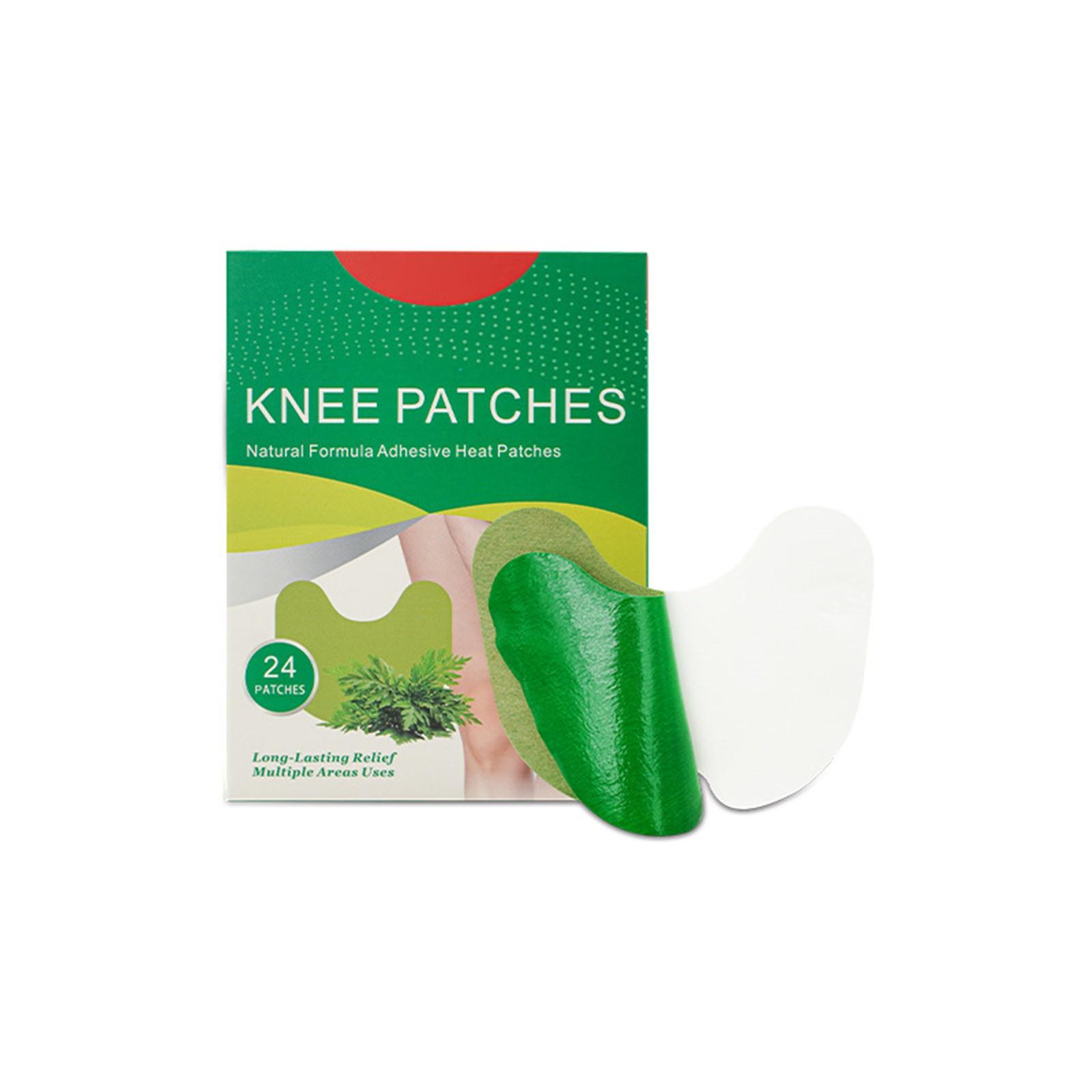 

Пластырь для колена травяной согревающий компрессионный от боли в колене, шее, поясничном отделе позвоночника 24 шт. зелёный