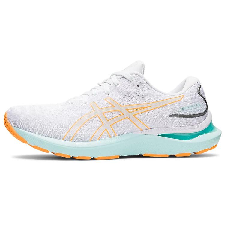 

ASICS Gel Cumulus 24 White Orange Pop Women s 1012B206-100 37