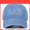 Bestickte Baseballkappe für Papa und Mama aus Baumwolle für den lässigen Sommerstil