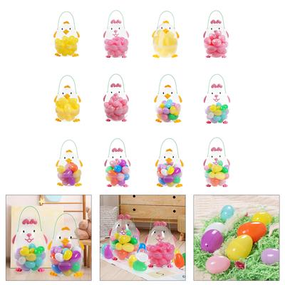 Easters Snack Box Gift Boxes Chicken Treat Candy Box Easters Celebration Box Polystyrene Texture for Treats and Candy