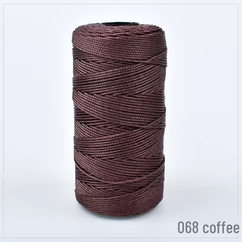 Chunky Wool & Ice Silk 3-Ply Yarn for DIY Crochet: Hand-Knitted Bag, Summer Hat, Shoes, and Seat Cushion