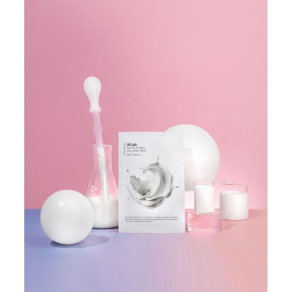 Choose 10 Wlab Non Slip Masks  Cooling Hyaluronic Acid Collagen Milk Refreshing Serial Shot 