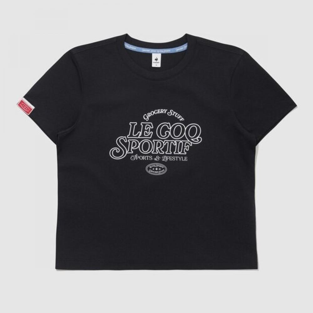 Le Coq SporTif Women dualfLex Crop T shirT Black Qq222lrs45
