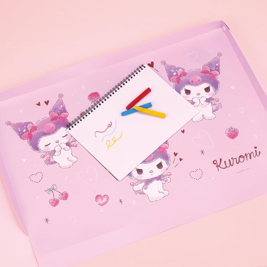 Skater Living Room Study Kuromi Love Love Sanrio Mat, Kyun, ZGM1-A
