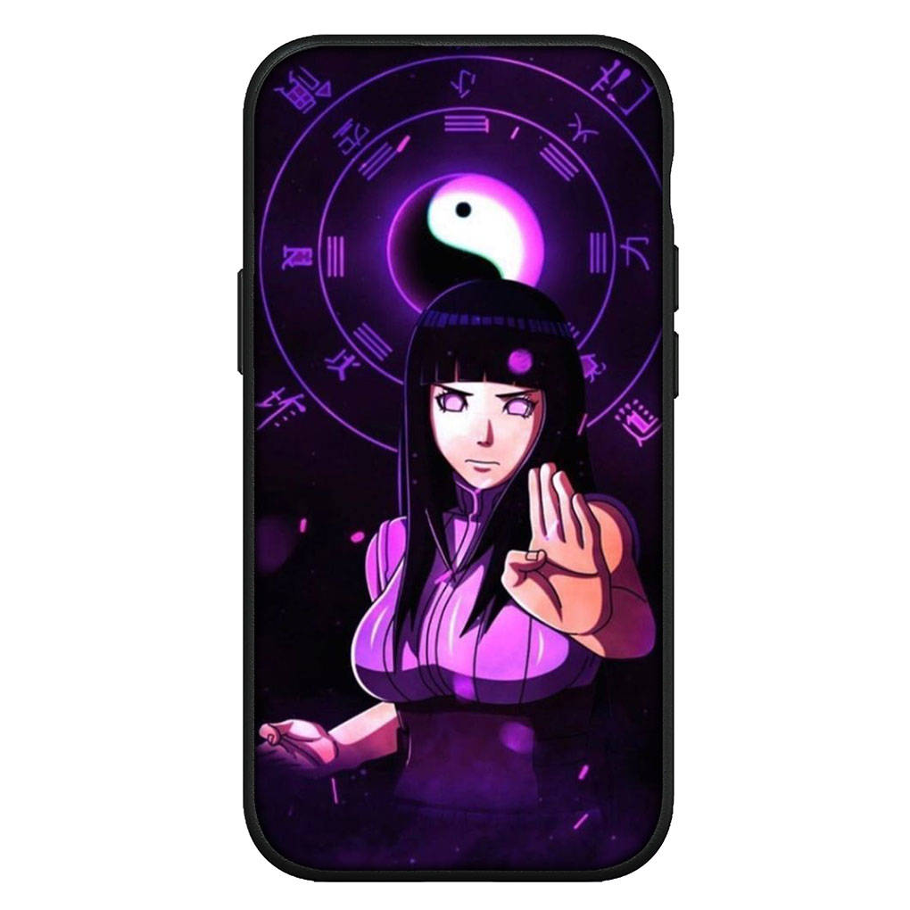 

для iPhone 16 15 X XR Samsung Galaxy S24 S23 Plus Xiaomi Redmi Note 13 12 11 Pro Max 9 10 14 A05 9C OPPO Huawei чехол Хината Хьюга Наруто чехол для телефона for Samsung Galaxy A25 экрю