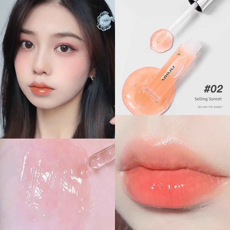 Shi'an Recommend Lip Gloss Glass Lip Lacquer Mirror Water Light Lip Gloss Student Cheap Summer Transparent Toot Lip Gloss with Flash