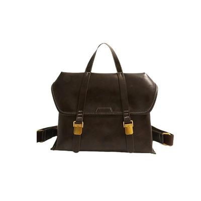 Retro und High-End Rucksack, Aktentasche im Schulstil, Rucksack mit großem Fassungsvermögen