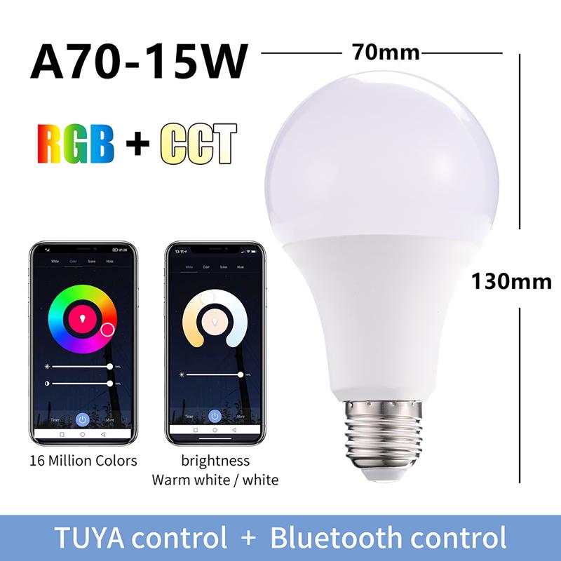 Akıllı Ampuller Müzik Senkronizasyonu Tuya Uygulaması ve Uzaktan Kumanda Yatak Odası Mutfak Banyo Koridor Merdiven Boşluğu İçin Basit Kurulum