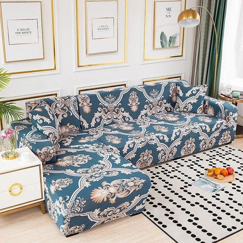 Elastický potah na pohovku all-inclusive proti poškrábání kočkou pohovka do obývacího pokoje křeslo univerzální potah na nábytek protiskluzový prachotěsný