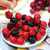 10/20pcs Simulation Cherry Artificial Fruit Model Fake Cherry Holiday Party Decoration Craft Food Photography Props