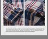 Men's Slim Fit Non-Iron Plaid Cotton Shirt - Long Sleeve, Spring Casual Style