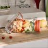 Salad Jar,Mason Jar Salad Container With Side Opening, Dressing Bowl, Sauce Compartments, Microwave-Safe, Freezer And Dishwasher