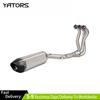 MT-09 2020-2020 for Yamaha FZ09 Exhaust Front Pipe Muffler Tips Whole System Exhaust Systems Exhausts Pipes