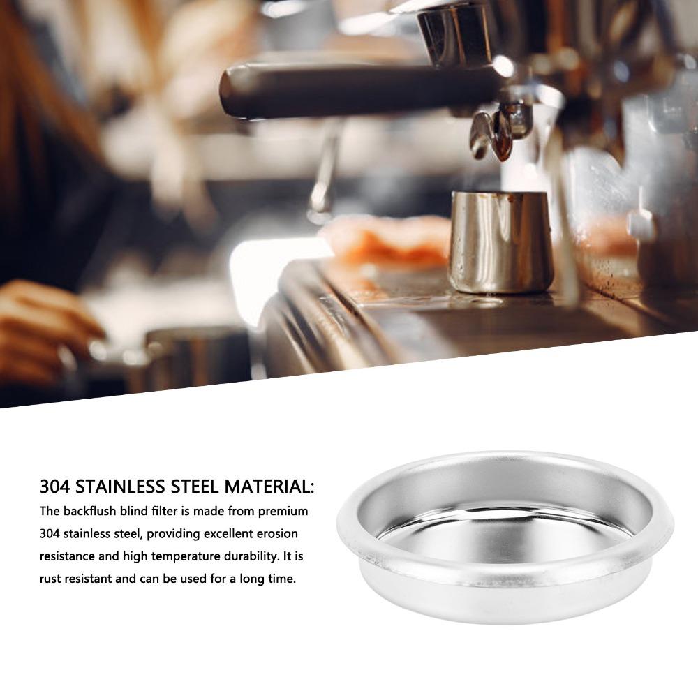 58mm Backflush Blind Filter 54mm Backflush Insert Filter Blind Filter Basket  Coffee Machine