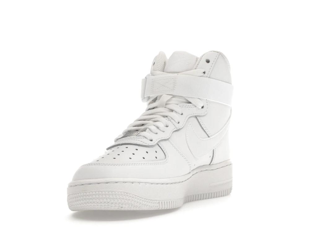 New Nike Air Force 1 High LE Triple White GS DH2943-111