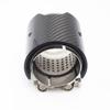 Brand New Car Carbon Fiber Exhaust End Tail Tips 71mm in