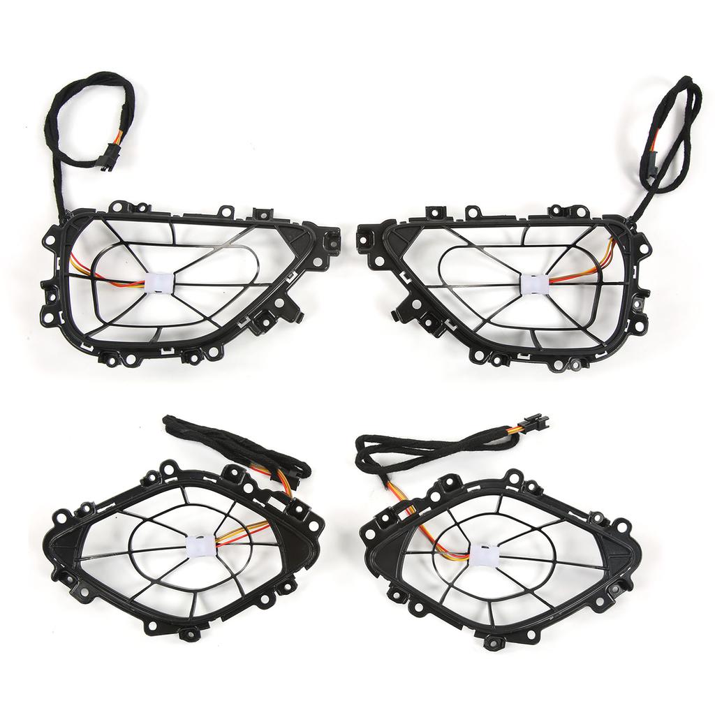 64 Color Door Midrange Speaker Bracket with LED Ambient Lighting Replacement for Mercedes Benz GLE Class W167 2020+