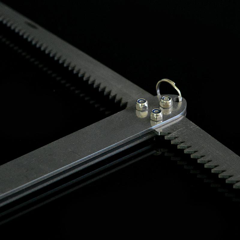 Edelstahl Klapp Unkraut Rasierer Wasserpflanzen Schneider Entfernen Wassergras Angelzubehör Werkzeug Ausrüstung Lanyard Gezackte Klinge