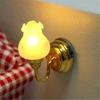 1:12 Dollhouses Living Room Wall Sconce Kid LED Wall Lamp Toy Furniture House Lamp Dollhouses Furniture for Girl