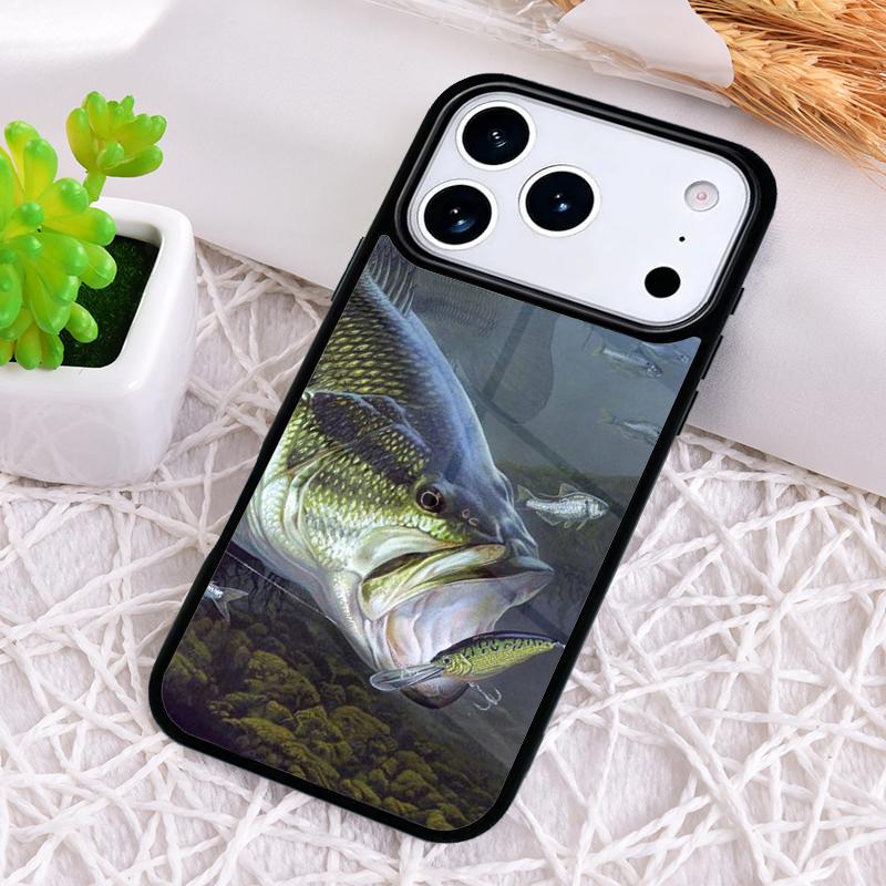 Trout Fish Fishing soft Shockproof Phone Case for iPhone 17 Air 16e 15 11 12 14 13 Pro Max Cover Coque