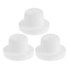 3Pcs Universal Rubber Drain Plug for Freezer Chest Cooler Refrigerator - 1.5cm Round Leakproof Sealing Stopper Fridge Drain Hole