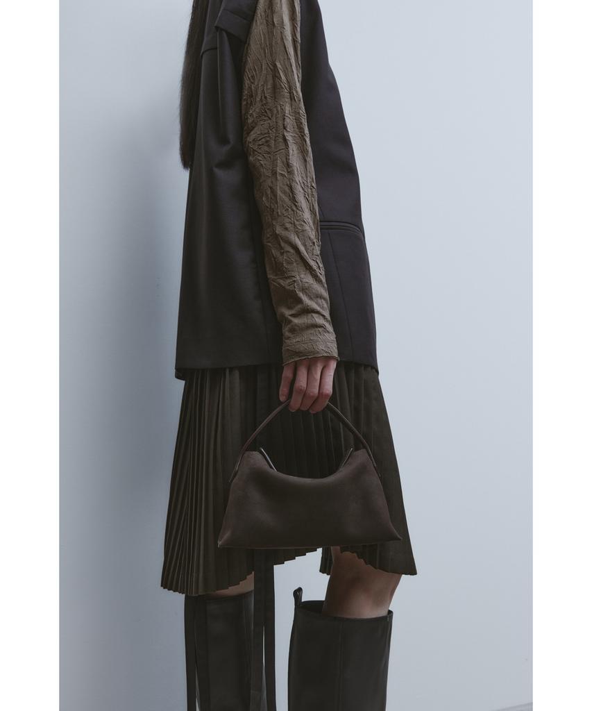 Youth Oversized Tailored Vest - Brown