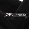 Unused ZARA No Sleeve Long Dress M Black Stretch Women Used