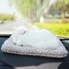 Simulation Mini Katze Niedliches Stoffkissen Plüschkatzen Mit Ton Kindergeburtstagsgeschenk Kreative Imitation Katzenornamente Heimdekorationszubehör