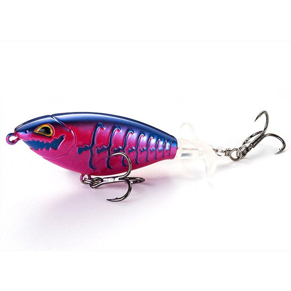

9cm/12.3g Hard Fishing Lures Artificial Micro Lures Flies Biomimetic Bait Wobbler Brilliant Purple