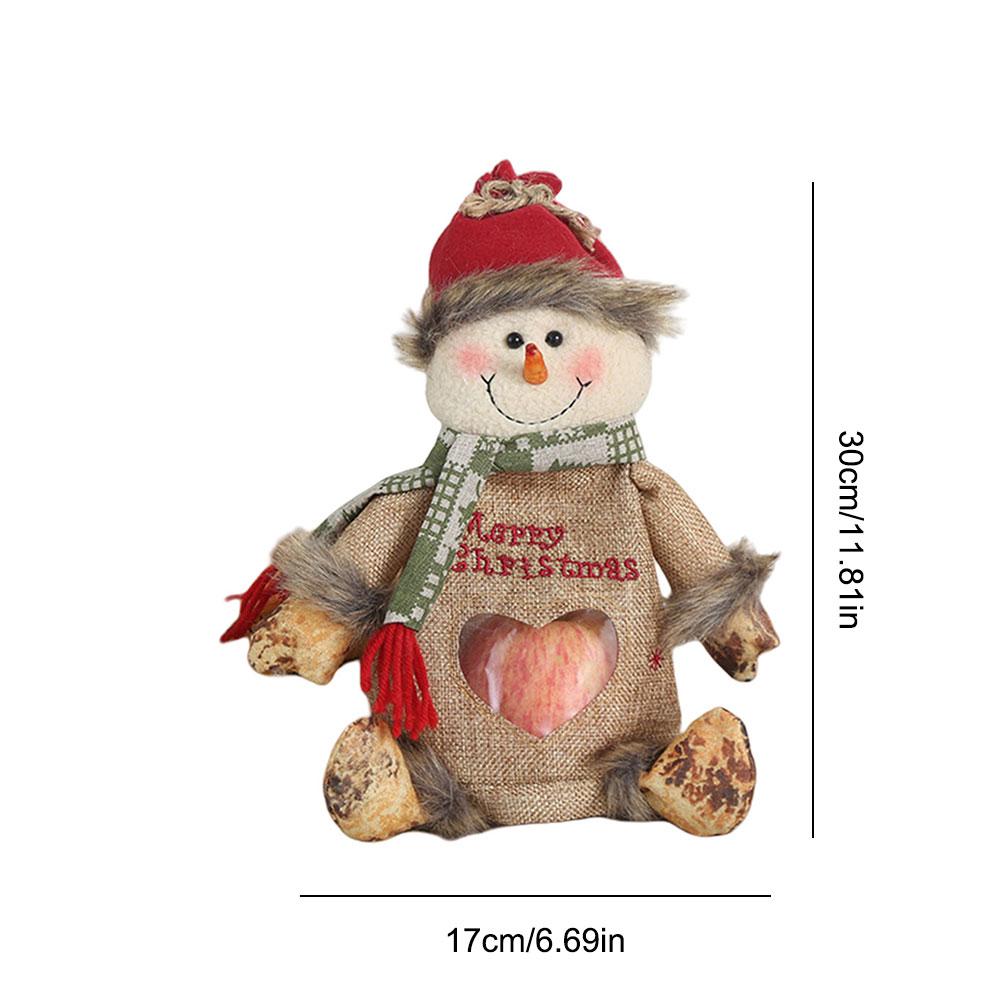 Christmas Apple Bag Reusable Christmas Gift Bag Christmas Eve Apple Bags Christmas Treat Bag Christmas Bag for Xmas Party Favors