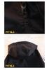 Men's Three-Stripe Hooded Windbreaker Jacket - Trendy High Street Casual Fashion for Spring and Autumn.