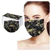 100PCS Adult Fashion Print Disposable Face Mask 3 Ply Earloop Anti-PM2.5 