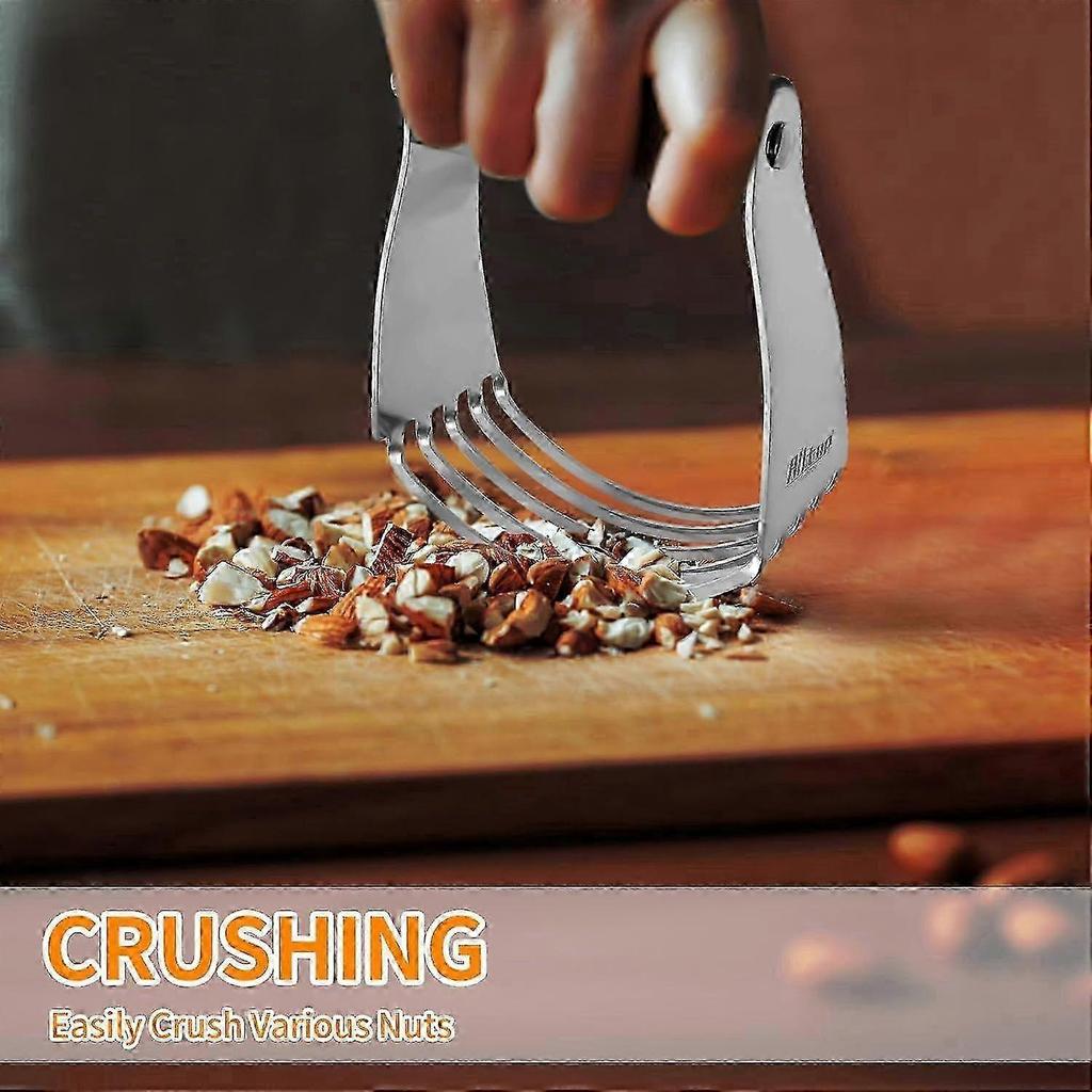 Stainless Steel Pastry Scraper and Dough Cutter Set with Ergonomic Non-Slip Handle for Baking and Cooking