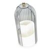 Makeup Brush Holder with Lid Clear Dustproof 360 Degree Rotating Makeup Brush Holder   for Vanity Desktop Bathroom Countertop